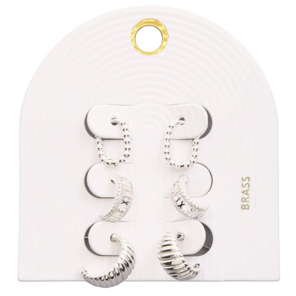 MINI HOOP ASSORTED EARRING SET