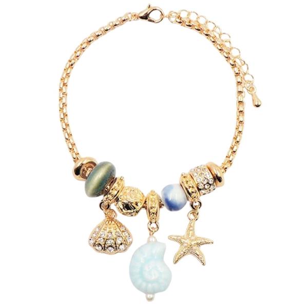 SEALIFE CHARM RONDELL CHAIN BRACELET