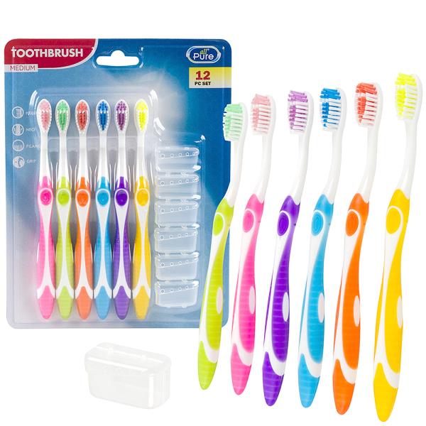 ALL PURE TOOTHBRUSH WITH CAPS SET