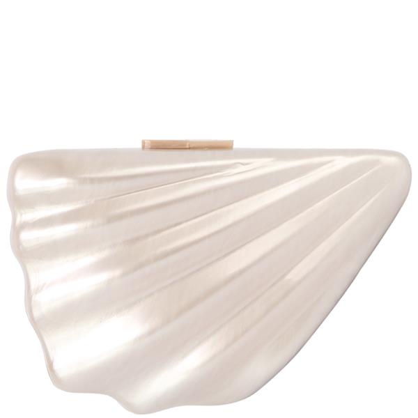 MARBLE SHELL EVENING CLUTCH BAG