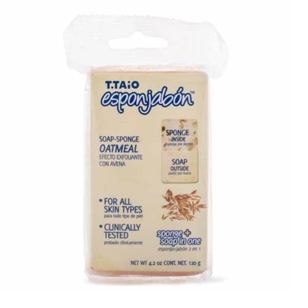 T.TAIO ESPONJABON OATMEAL 4.2OZ 2 IN 1
