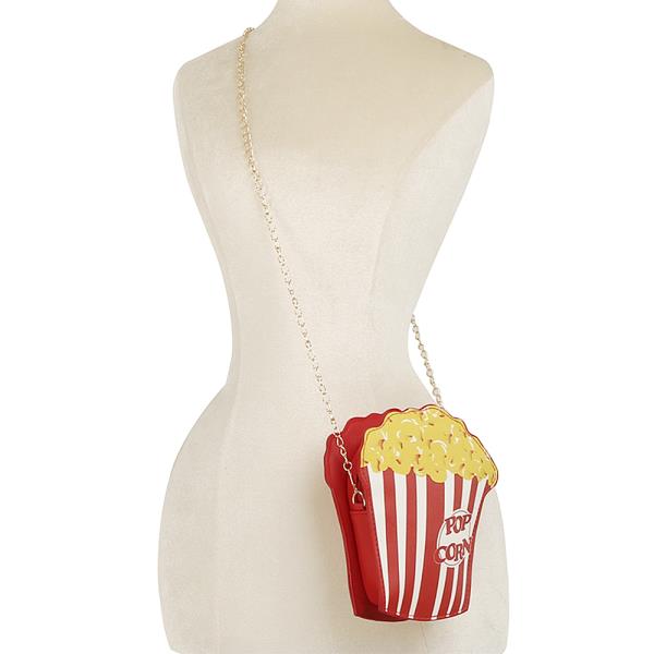 POPCORN PRINTED CROSSBODY BAG