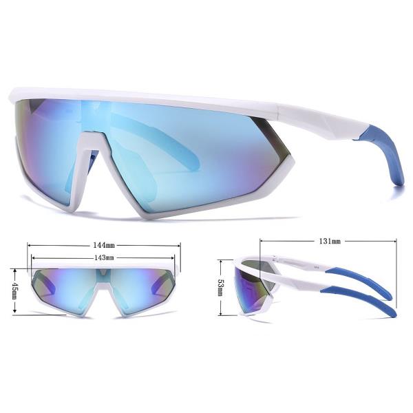 MODERN SPORTS SHIELD SUNGLASSES 1DZ