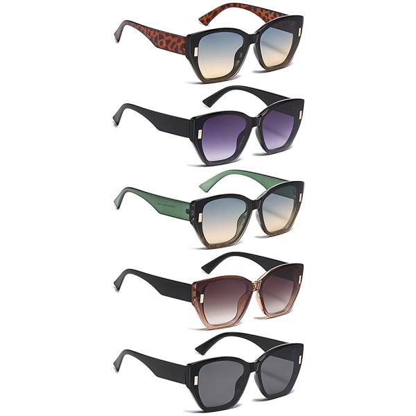 STYLISH ROUND SQUARE CAT EYE SUNGLASSES 1DZ