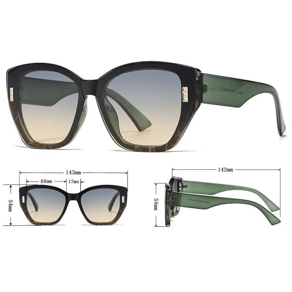 STYLISH ROUND SQUARE CAT EYE SUNGLASSES 1DZ