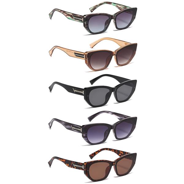 STYLISH SQAURE CAT EYE SUNGLASSES 1DZ