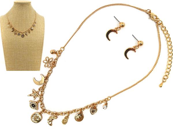 MULTI CHARM NECKLACE