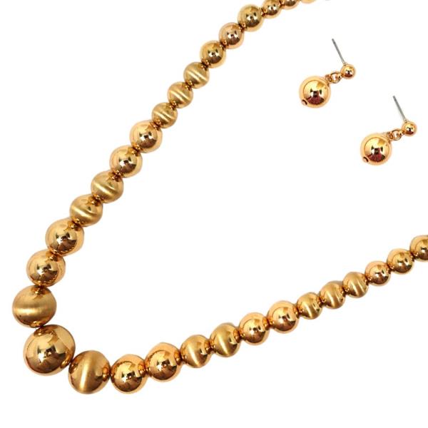 BALL BEAD CCB NECKLACE