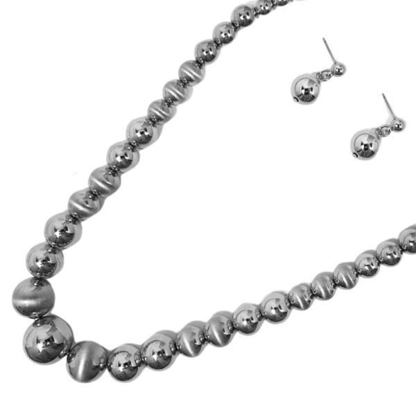 BALL BEAD CCB NECKLACE
