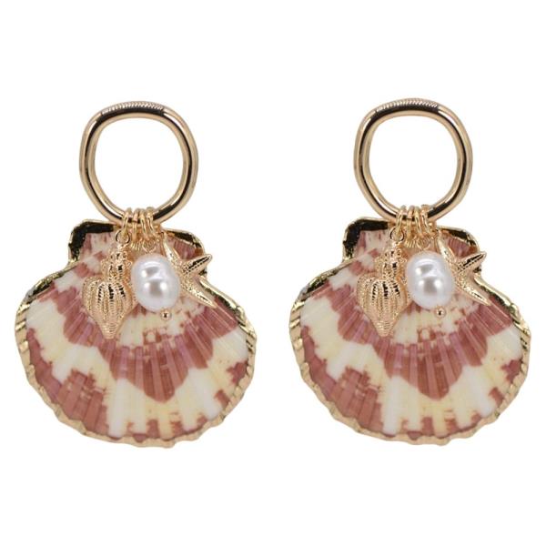 SEA SHELL DANGLE EARRING