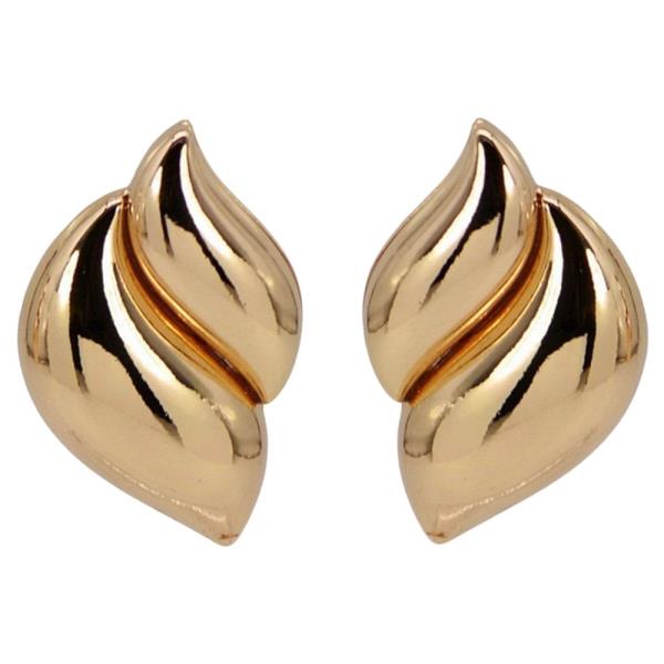 METAL TEARDROP POST EARRING