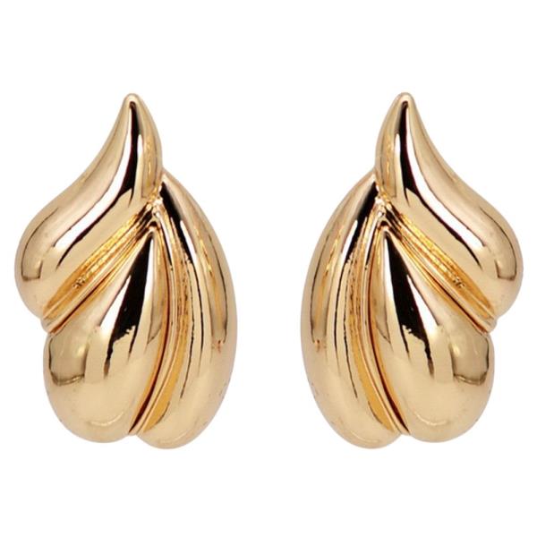 METAL TEARDROP POST EARRING