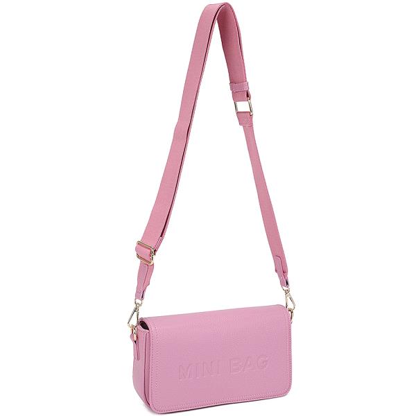 MINI BAG TEXTURED SHOULDER CROSSBODY BAG