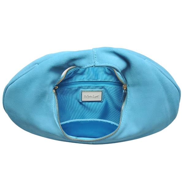 MINIMALIST DESIGN GENUINE SUEDE LEATHER FARRAH HOBO BAG