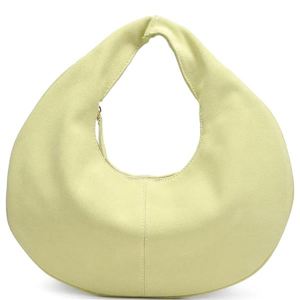 MINIMALIST DESIGN GENUINE SUEDE LEATHER FARRAH HOBO BAG
