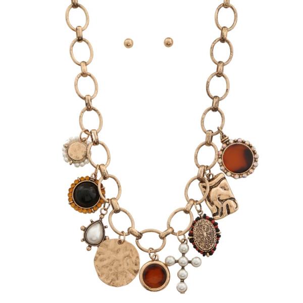 MULTI CHARM NECKLACE