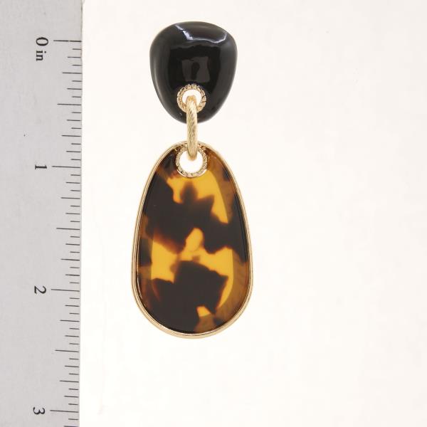 ACETATE LINK DANGLE EARRING