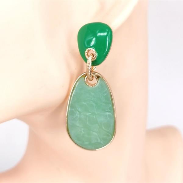 ACETATE LINK DANGLE EARRING