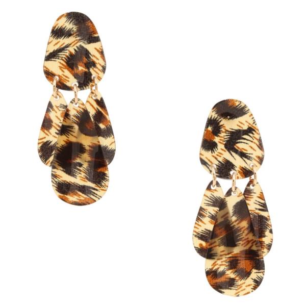 ACETATE DANGLE EARRING