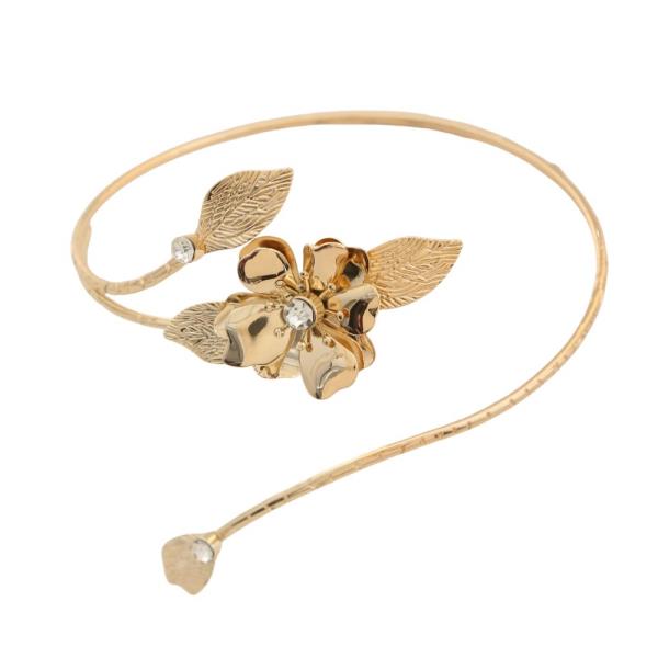 FLOWER METAL ARM CUFF
