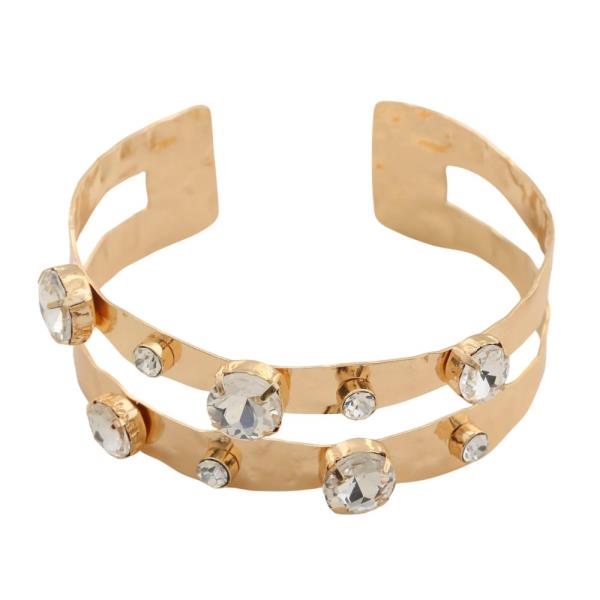 RHINESTONE METAL ARM CUFF