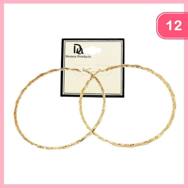 HOOP EARRING (12 UNITS)