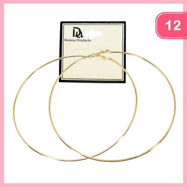 HOOP EARRING (12 UNITS)