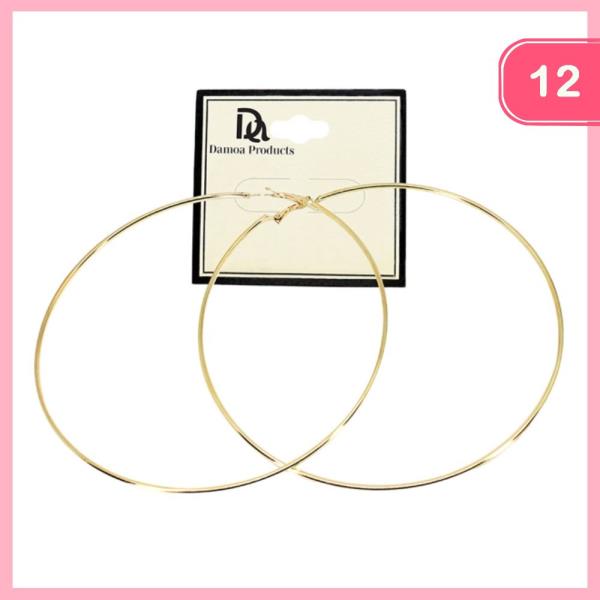 HOOP EARRING (12 UNITS)