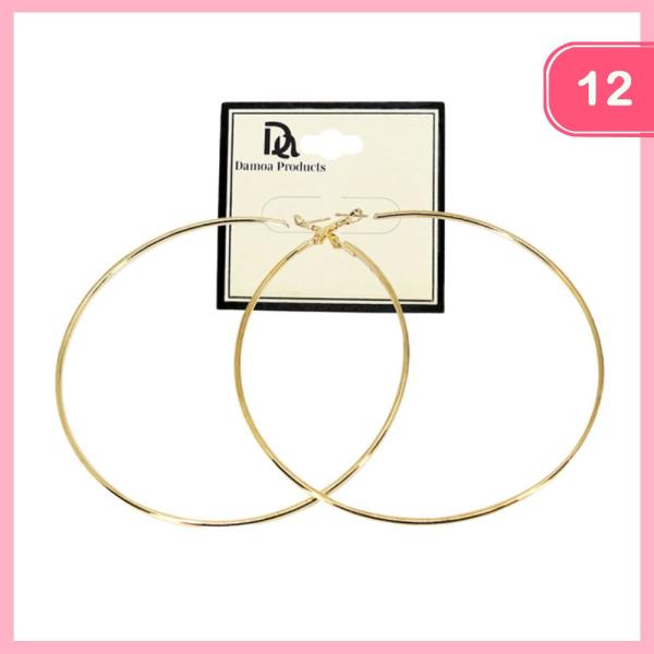 HOOP EARRING (12 UNITS)