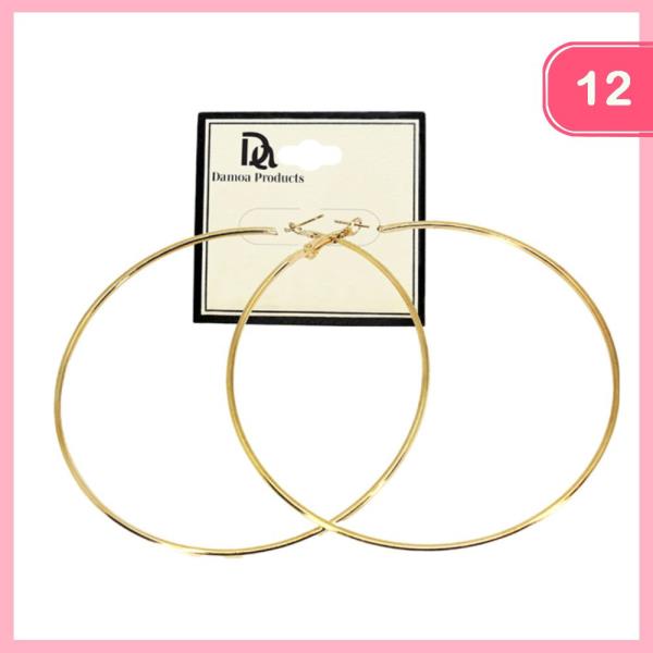HOOP EARRING (12 UNITS)