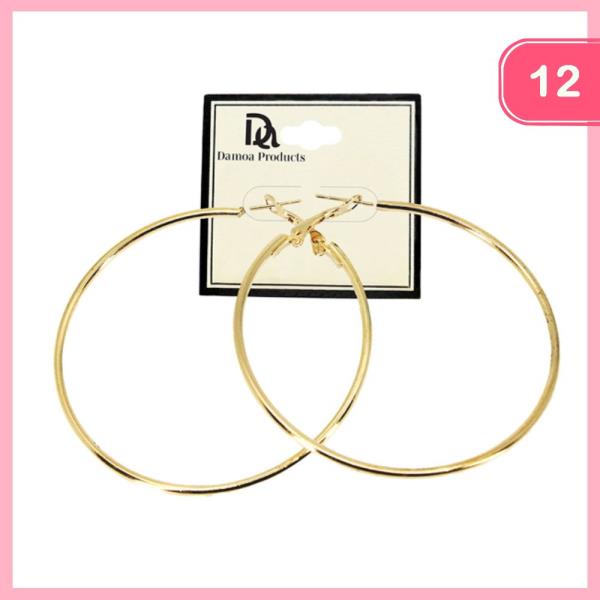 HOOP EARRING (12 UNITS)