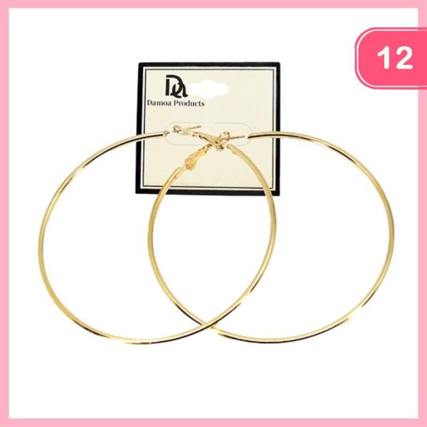 HOOP EARRING (12 UNITS)