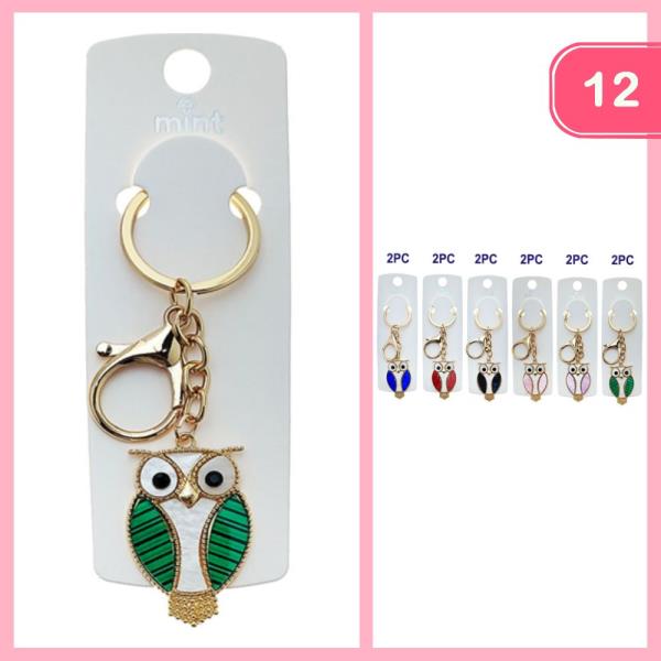 OWL KEYCHAIN (12 UNITS)
