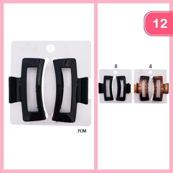 HAIR CLAW CLIP (12 UNITS)