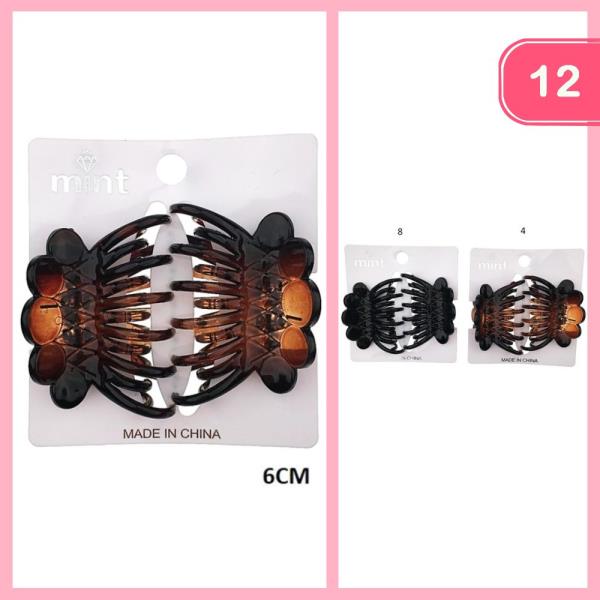 HAIR CLAW CLIP (12 UNITS)