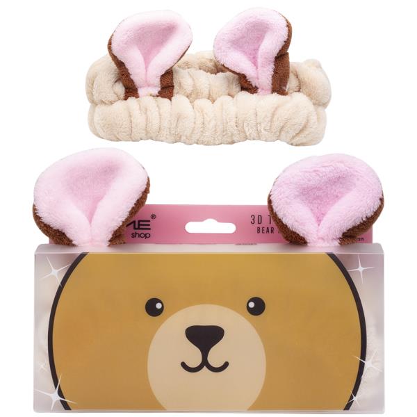 THE CREME SHOP 3D TEDDY BEAR HEADYBAND BEAR PLUSHIE SPA HEADBAND (6 UNITS)