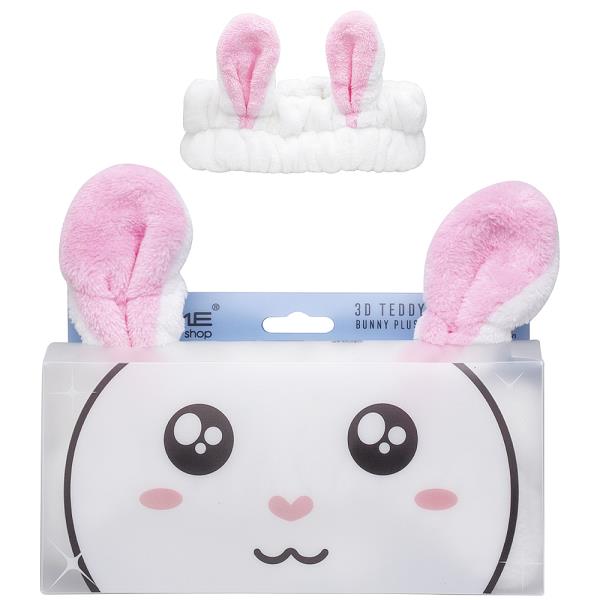THE CREME SHOP 3D TEDDY BEAR HEADYBAND BUNNY PLUSHIE SPA HEADBAND (6 UNITS)