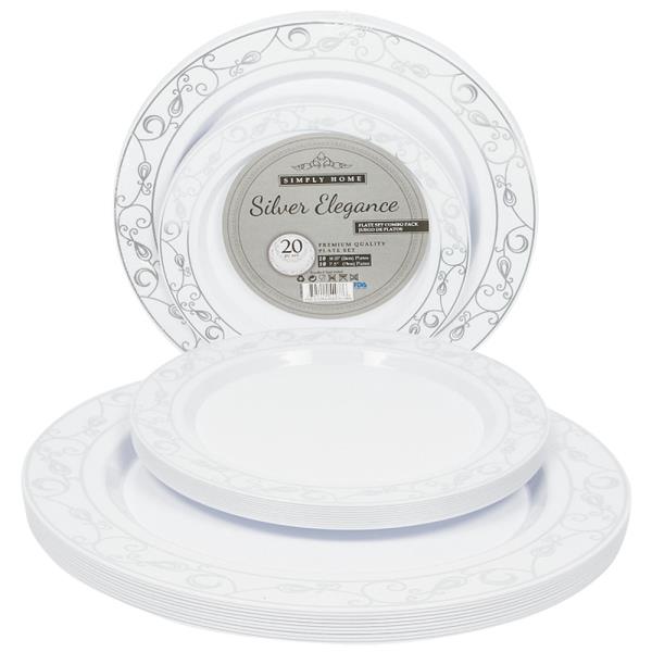 20 PC DESIGN PLATE SET