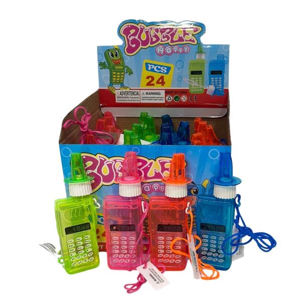 CELLPHONE BUBBLE WITH WHISTLE (24 UNITS)