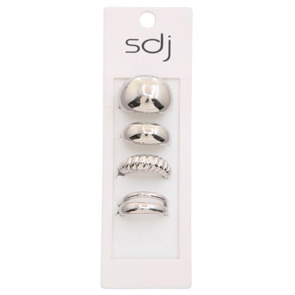 SDJ METAL ASSORTED RING SET
