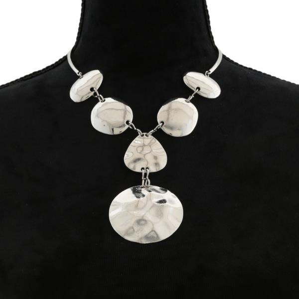 SDJ METAL DISC NECKLACE