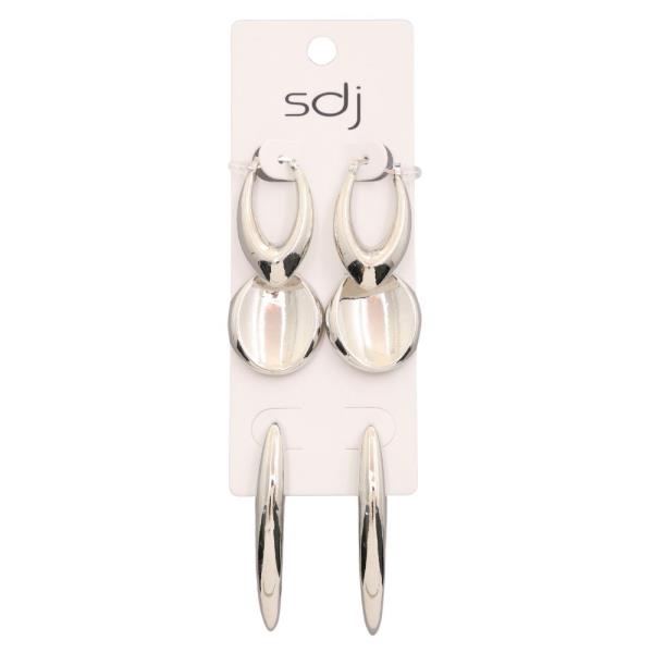 SDJ METAL ASSORTED EARRING SET