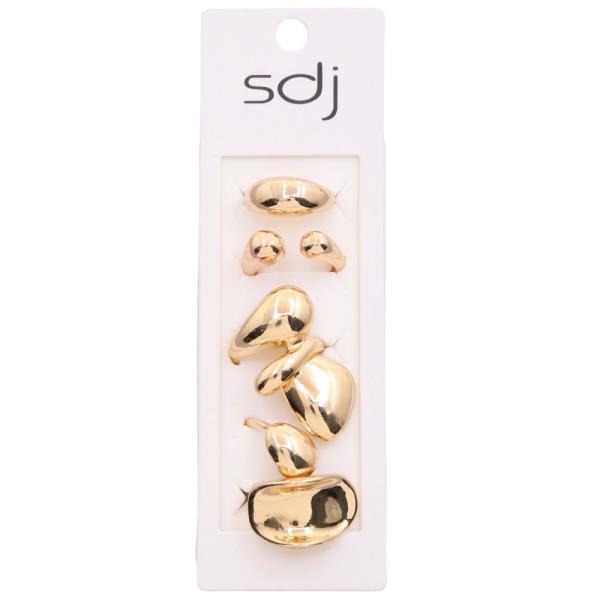 SDJ METAL ASSORTED RING SET