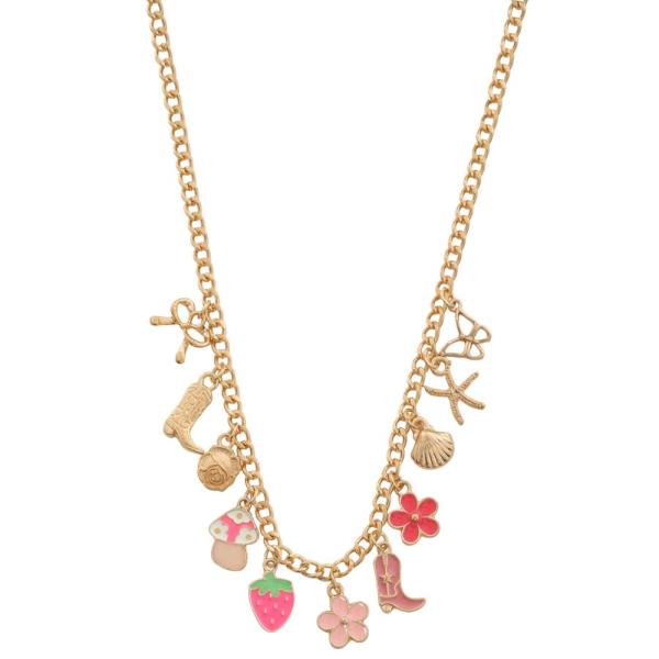 SDJ MULTI CHARM NECKLACE