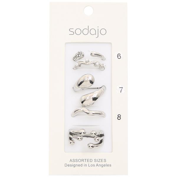 SODAJO METAL MULTI RING SET