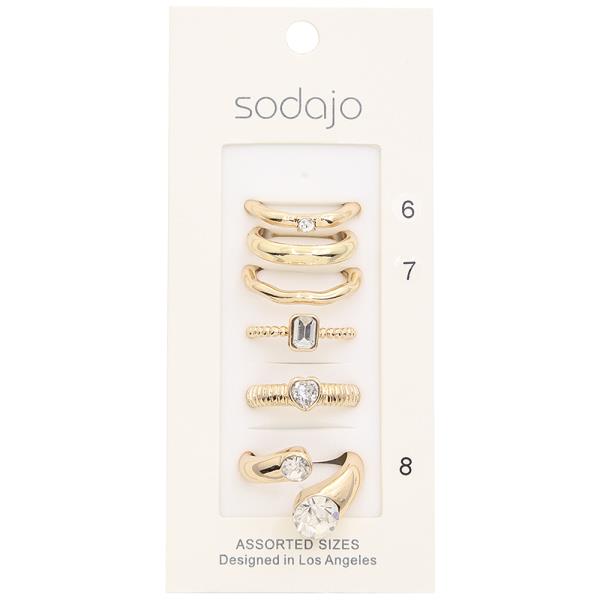 SODAJO METAL MULTI RING SET