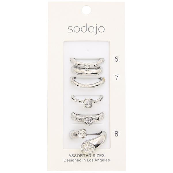 SODAJO METAL MULTI RING SET