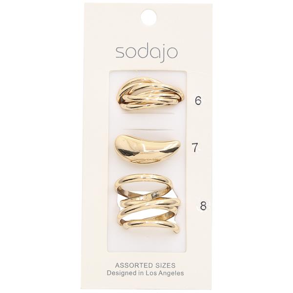 SODAJO METAL MULTI RING SET