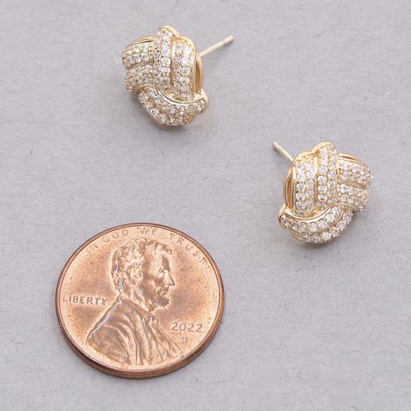 SODAJO CZ STUD EARRING