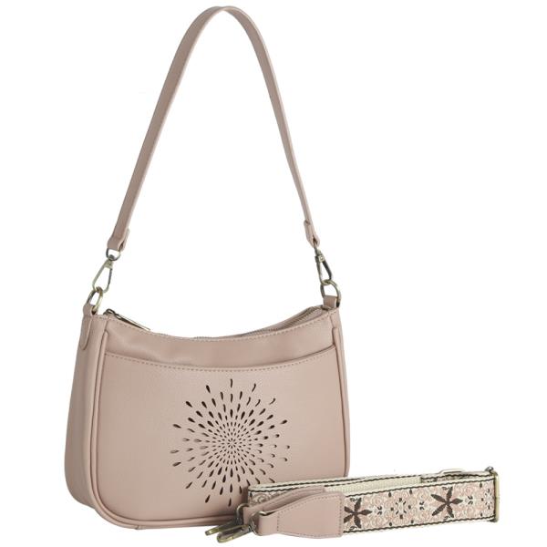 VINTAGE FLORAL SHOULDER CROSSBODY BAG